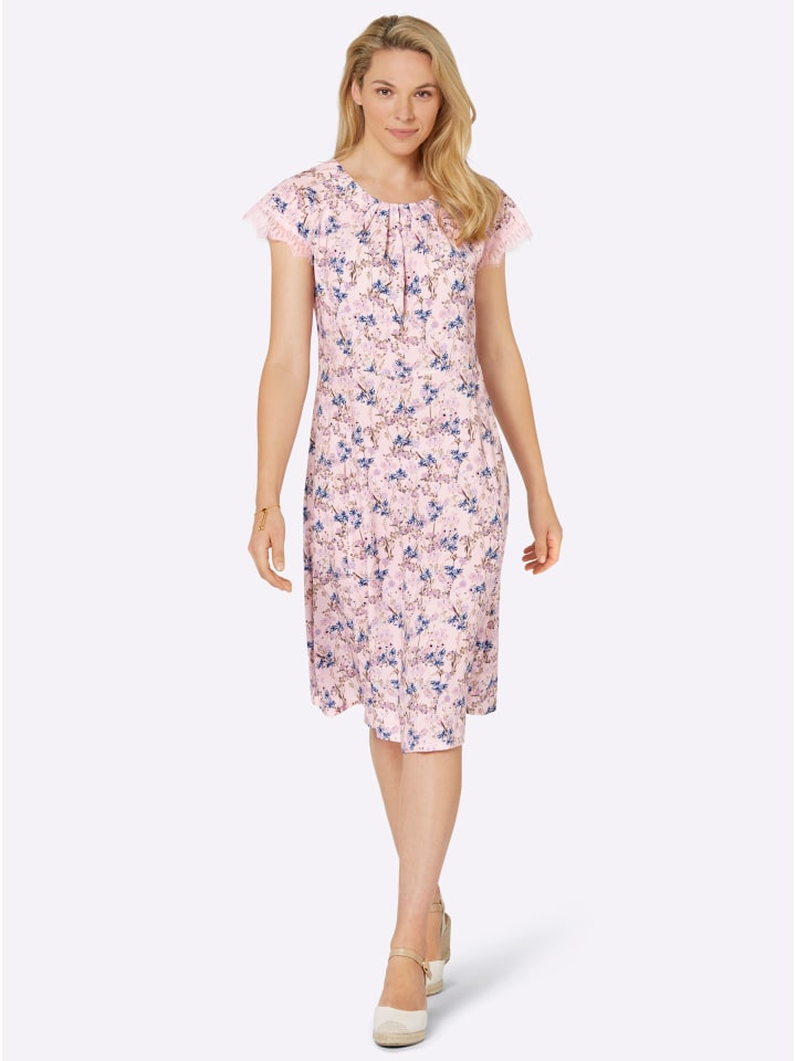 

Платье с принтом светло-розового цвета WITT WEIDEN