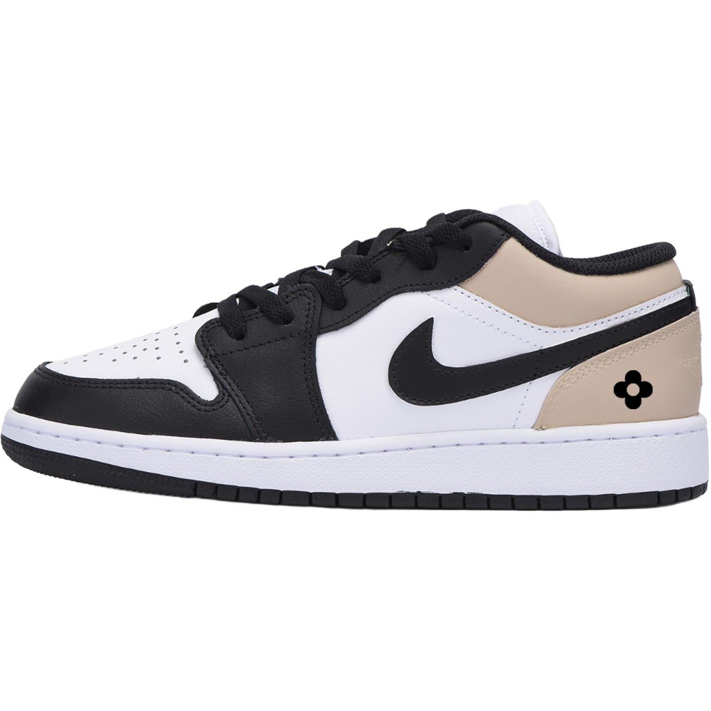 

Баскетбольные кроссовки Air 1 LOW Top для детей и подростков Jordan, белый