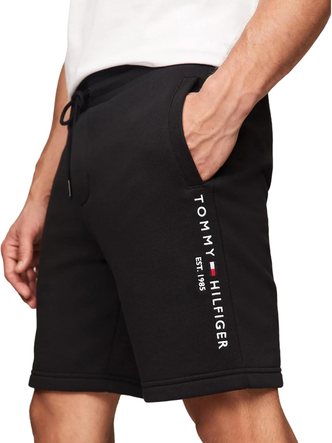 Мужские толстовки Tommy Hilfiger с вышитым логотипом Tommy, Dark Sable Black — фото 3