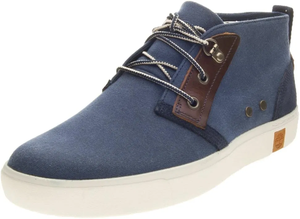 Мужские высокие ботинки Timberland Amherst Chukka, Blue Black Iris