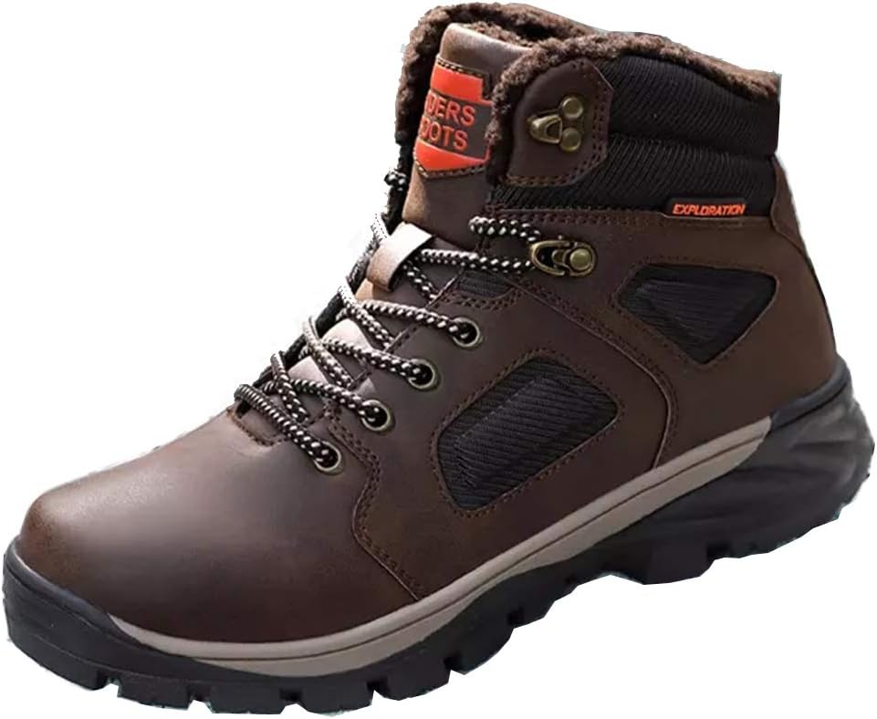 

Мужские хлопковые туфли Asifn, теплые и с утолщенной подкладкой, дышащие, легкие снежные туфли, прочные ботинки для активного отдыха на открытом воздухе, Coffee