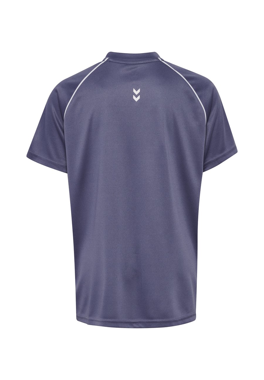 Футболка Hummel Sports T-shirt, Heron/Royal Blue — фото 2