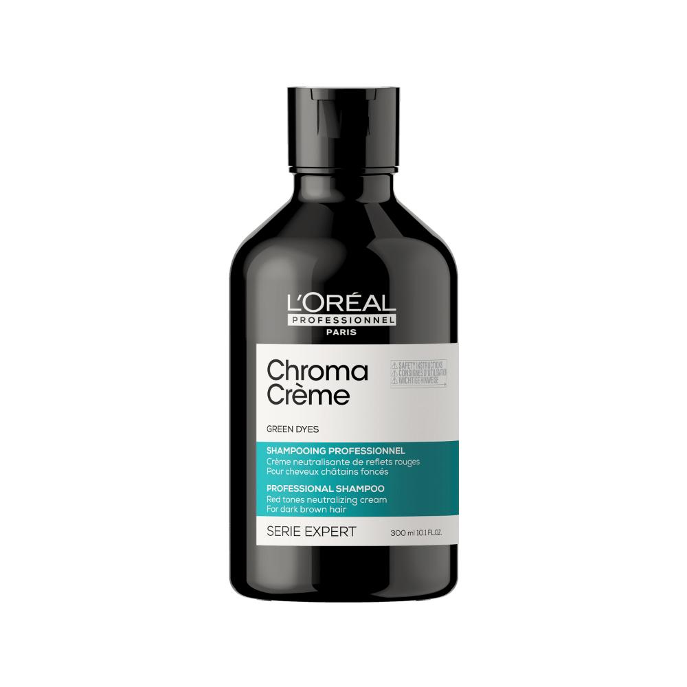 

Крем-Шампунь для волос с нейтрализующим красным оттенком chroma crème red tones neutralizing cream for dark brown to black hair L′Oréal Professionnel Paris, 300 мл