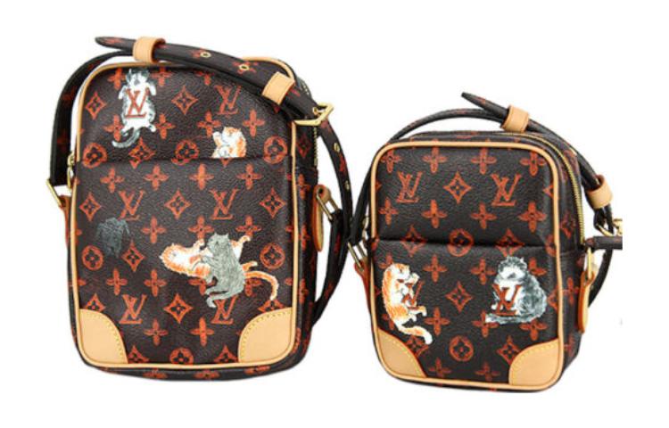 

LOUIS VUITTON Сумка Paname Set Monogram Catogram Brown/Orange