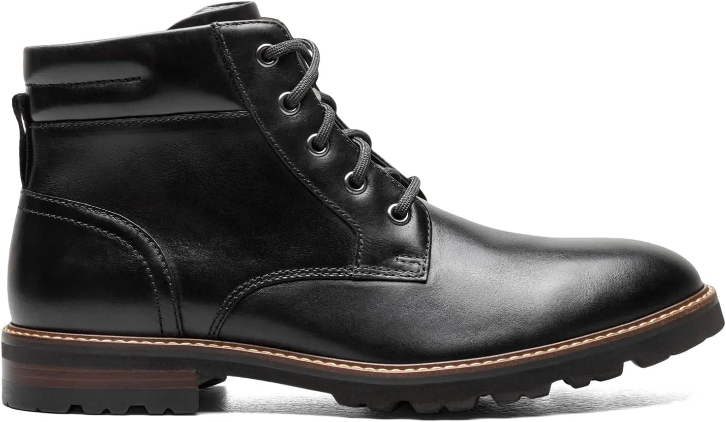 Ботинки Florsheim Men's Renegade Plain Toe Chukka, Black — фото 2