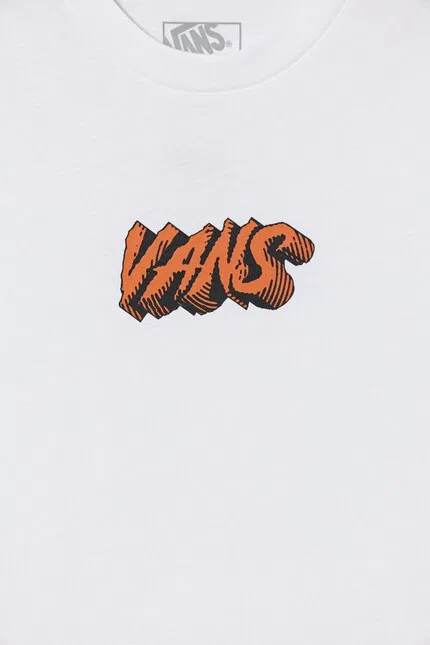 Футболка хлопковая Vans, белый — фото 3
