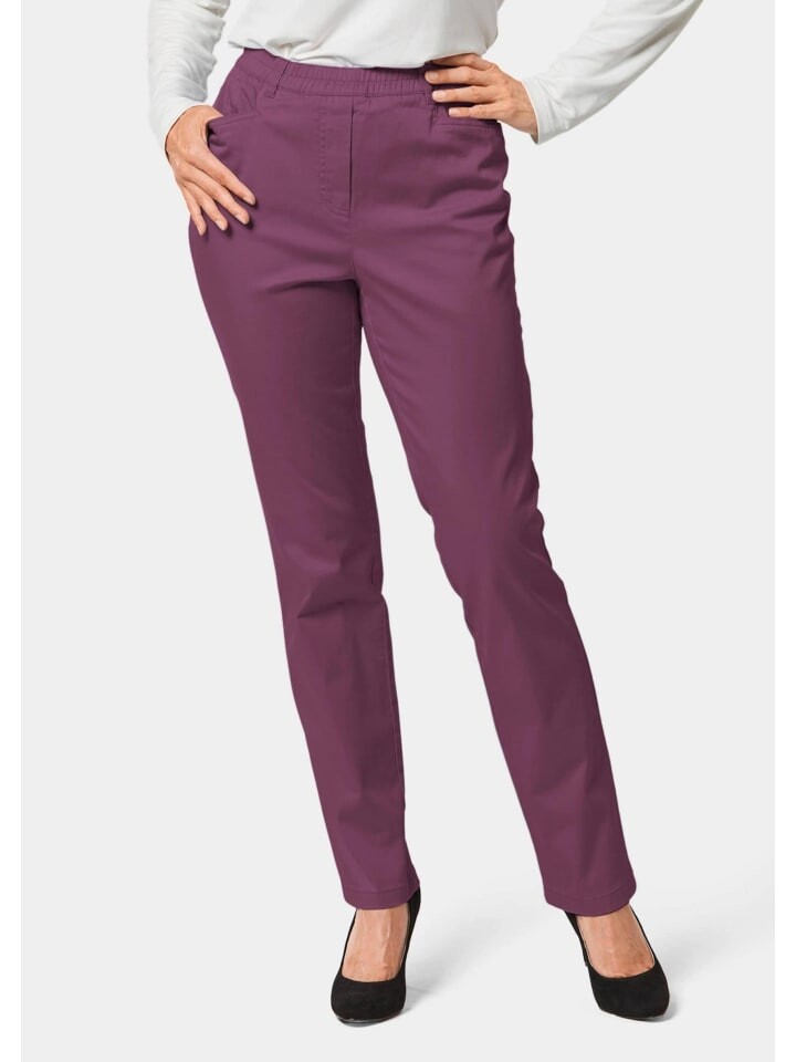 

Тканевые брюки GOLDNER LOUISA, цвет aubergine