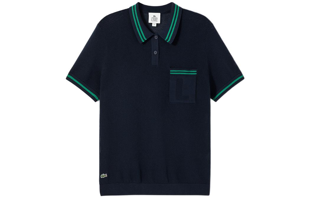 

LACOSTE Женская черная поло