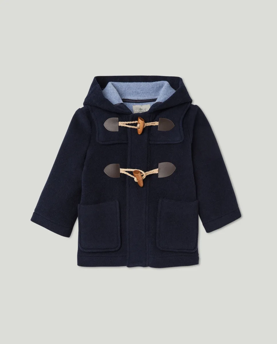 

Классическое пальто из ткани с застежкой на пуговицы для младенца Coconut El Corte Inglés, темно-синий