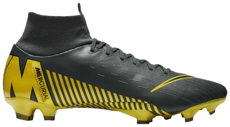 

Кроссовки Nike Mercurial Superfly 6 Pro FG 'Grey Opti Yellow', серый