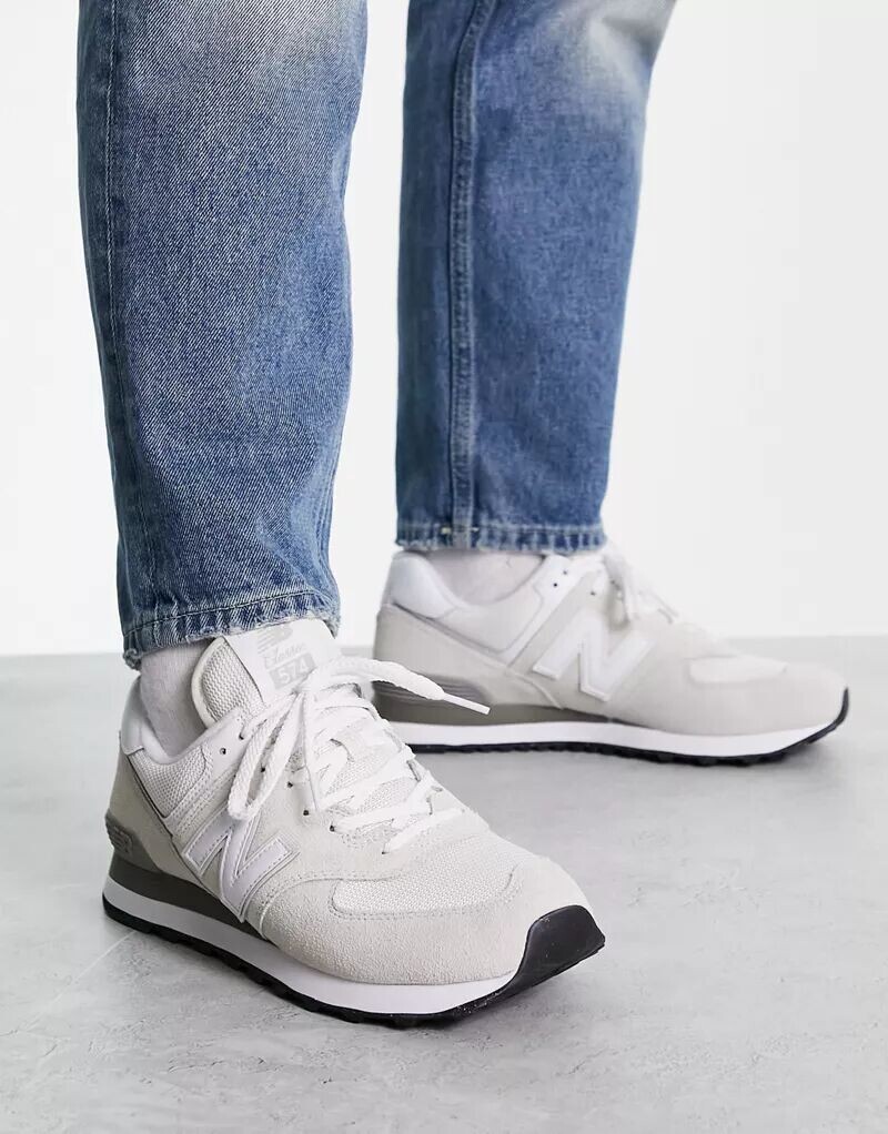 

Кроссовки New Balance 574, белый/серый