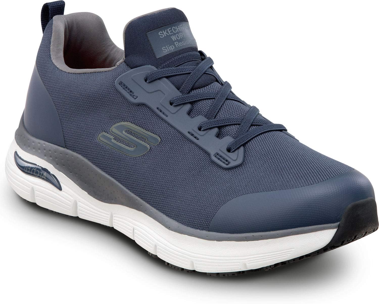 Мужские кроссовки Skechers GOrun Consistent - спортивные кроссовки для бега, ходьбы и тренировок с амортизирующей вставкой с воздушным охлаждением, темно-синий — фото 2