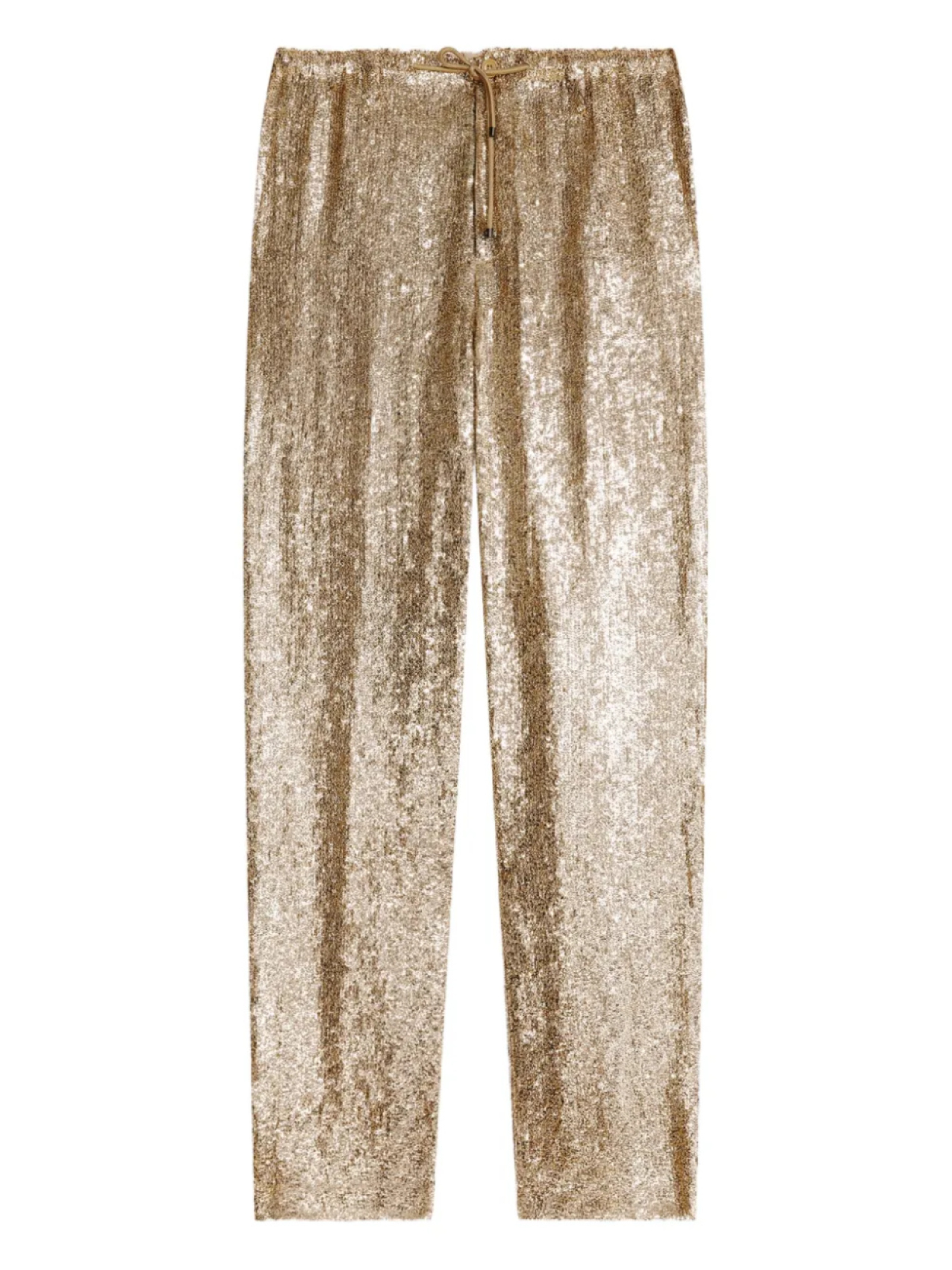 

DRIES VAN NOTEN брюки с пайетками, золотой