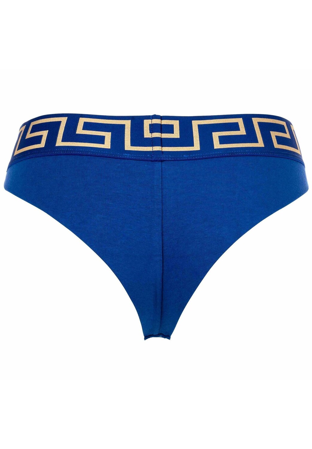 Трусы женские - ТОПЕКА, нижнее белье, натуральный хлопок, бистрейч VERSACE, синий — фото 2