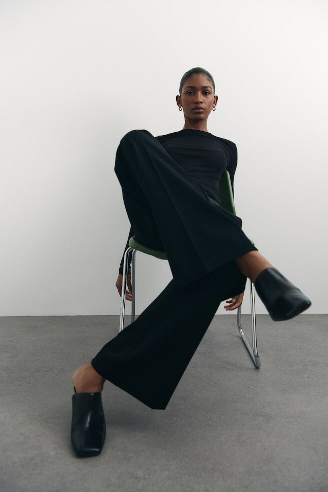 

Брюки-Клеш H&M, черный