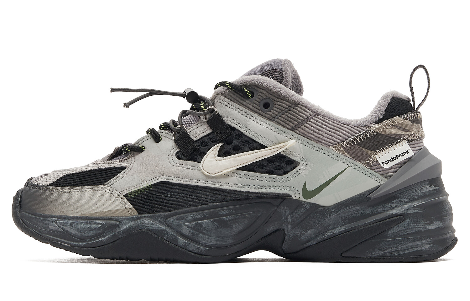 Кроссовки Nike M2K Chunky Sneakers Unisex Low-top Black/grey, черный/белый/серый