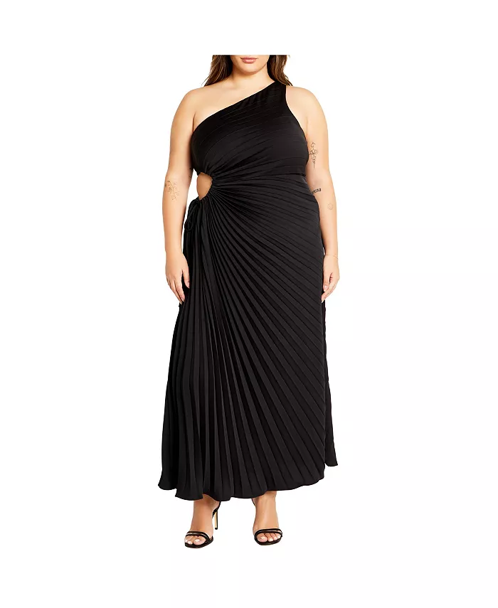 

Платье макси Aliza Plus Size CITY CHIC, черный