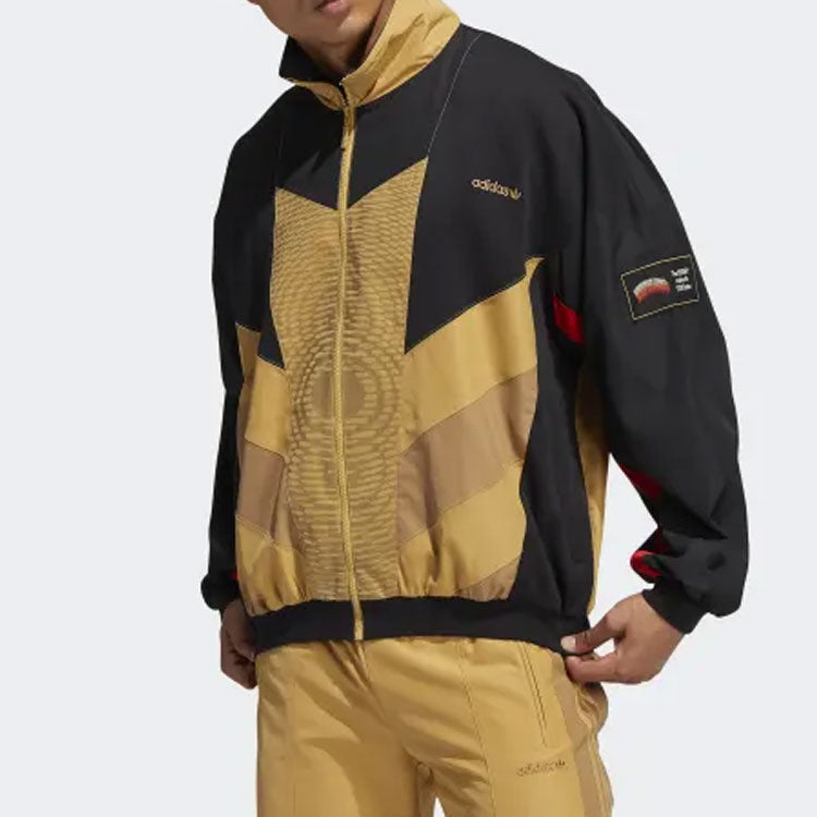 Куртка Men's adidas originals x MIDWEST KIDS Crossover Loose Casual Stand Collar Sports Jacket Colorblock H62574 — фото 3