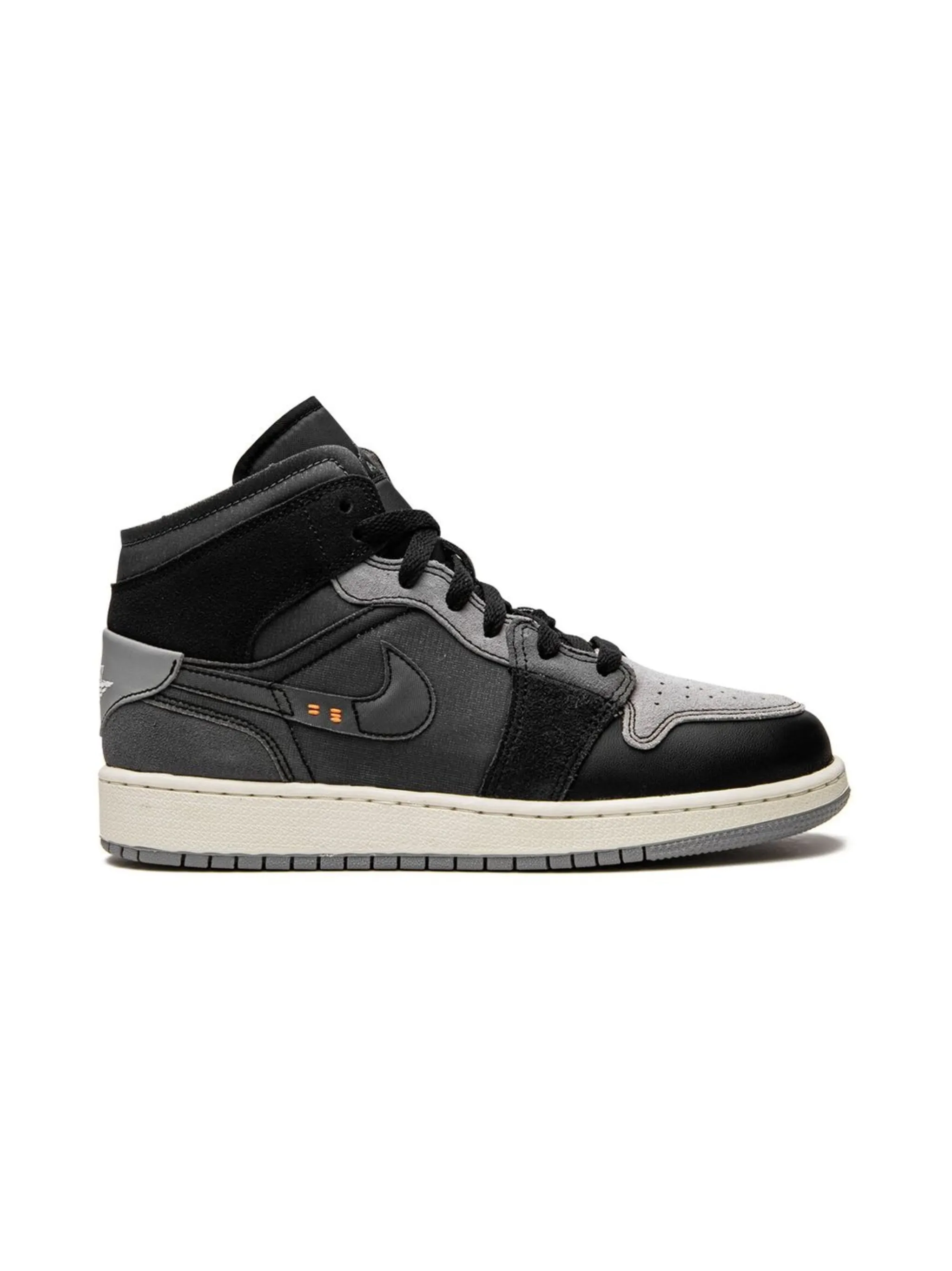Кроссовки Air Jordan 1 Mid SE Craft Jordan Kids, черный — фото 2