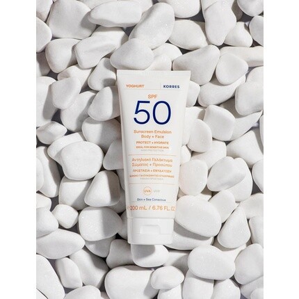 Korres Йогуртовая эмульсия для тела и лица Spf50 200 мл — фото 3