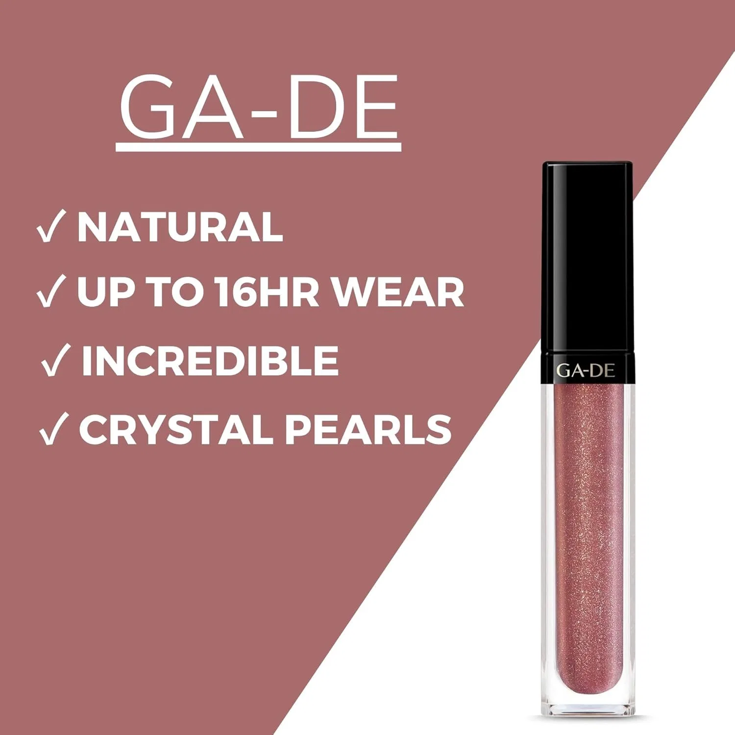 Блеск для губ GA-DE Crystal Light Lip Gloss 815 Luminary, 0.25 унции — фото 3