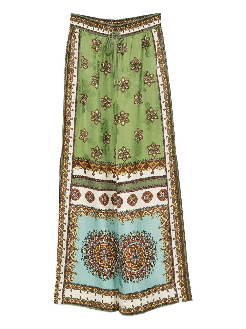 

Брюки Contina с цветочным принтом Alemais, зеленый