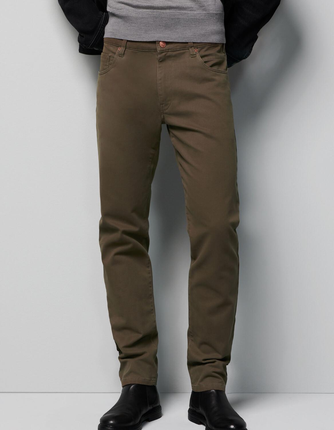 

Брюки чинос Meyer Five Pocket Hose, серо коричневый