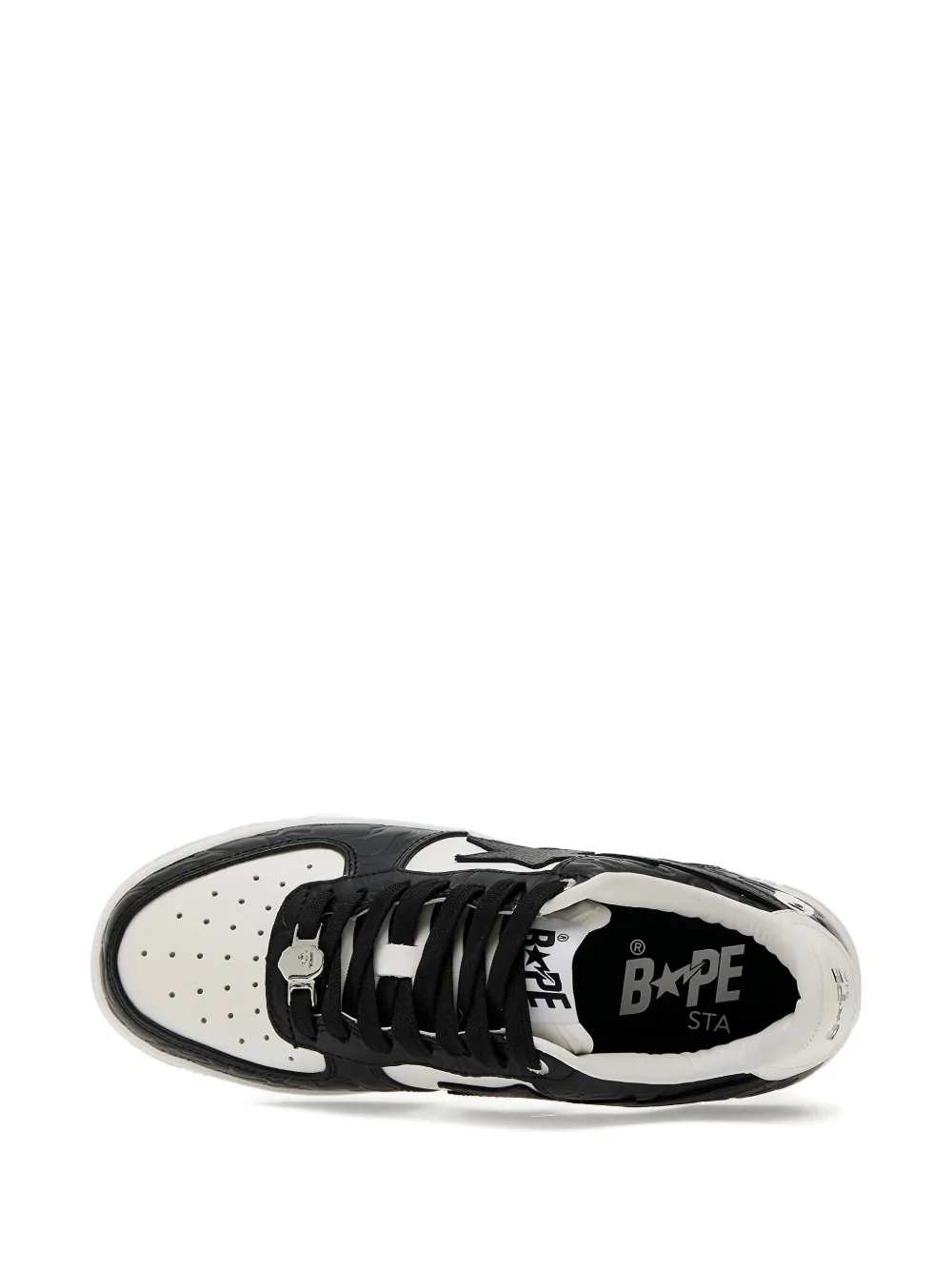 Кеды Bape Sta 4L с камуфляжным принтом A BATHING APE, черный — фото 2