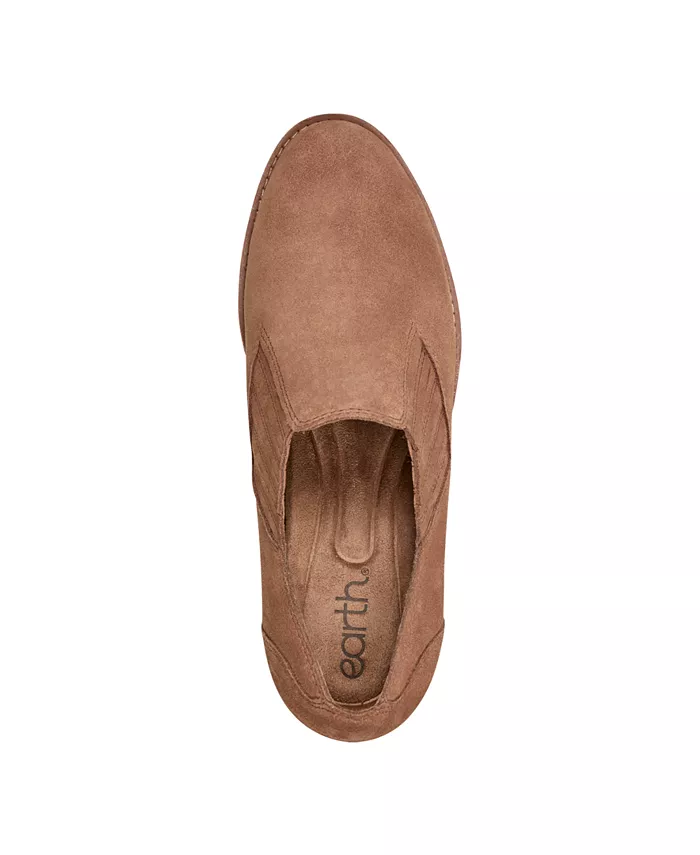 Женские балетки Jalin Almond Toe Slip-On Shooties Earth, коричневый — фото 4