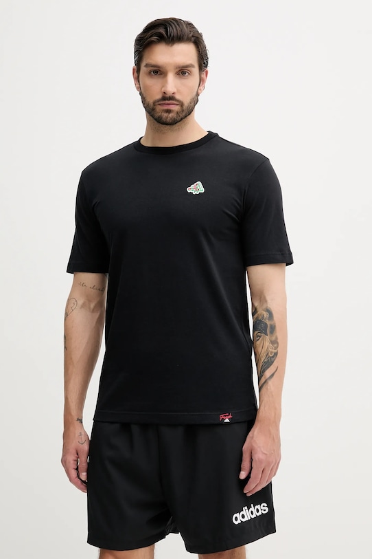 

Футболка хлопковая Mini Pizza Graphic Tee Adidas, черный