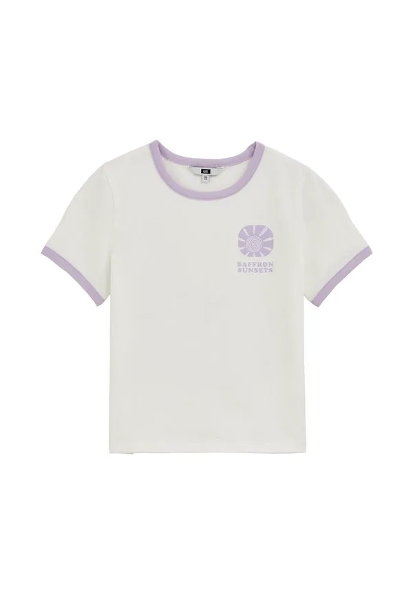 Футболка с принтом We Fashion, Lilac — фото 4