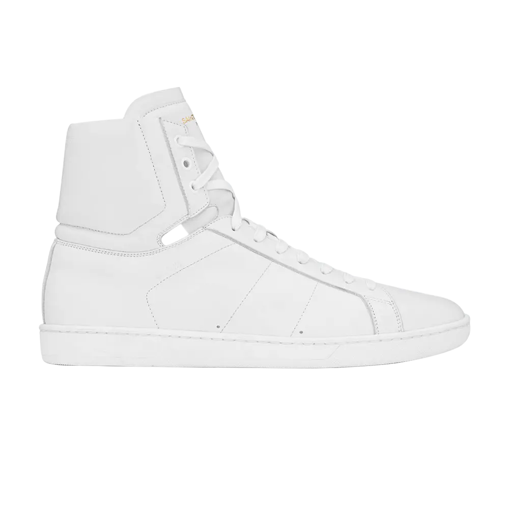 

Высокие кроссовки Saint Laurent Signature Court Classic SL/01H High Top Sneaker, белый