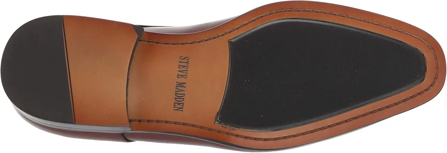 Туфли Steve Madden Mens Parsens, Tan Leather — фото 4