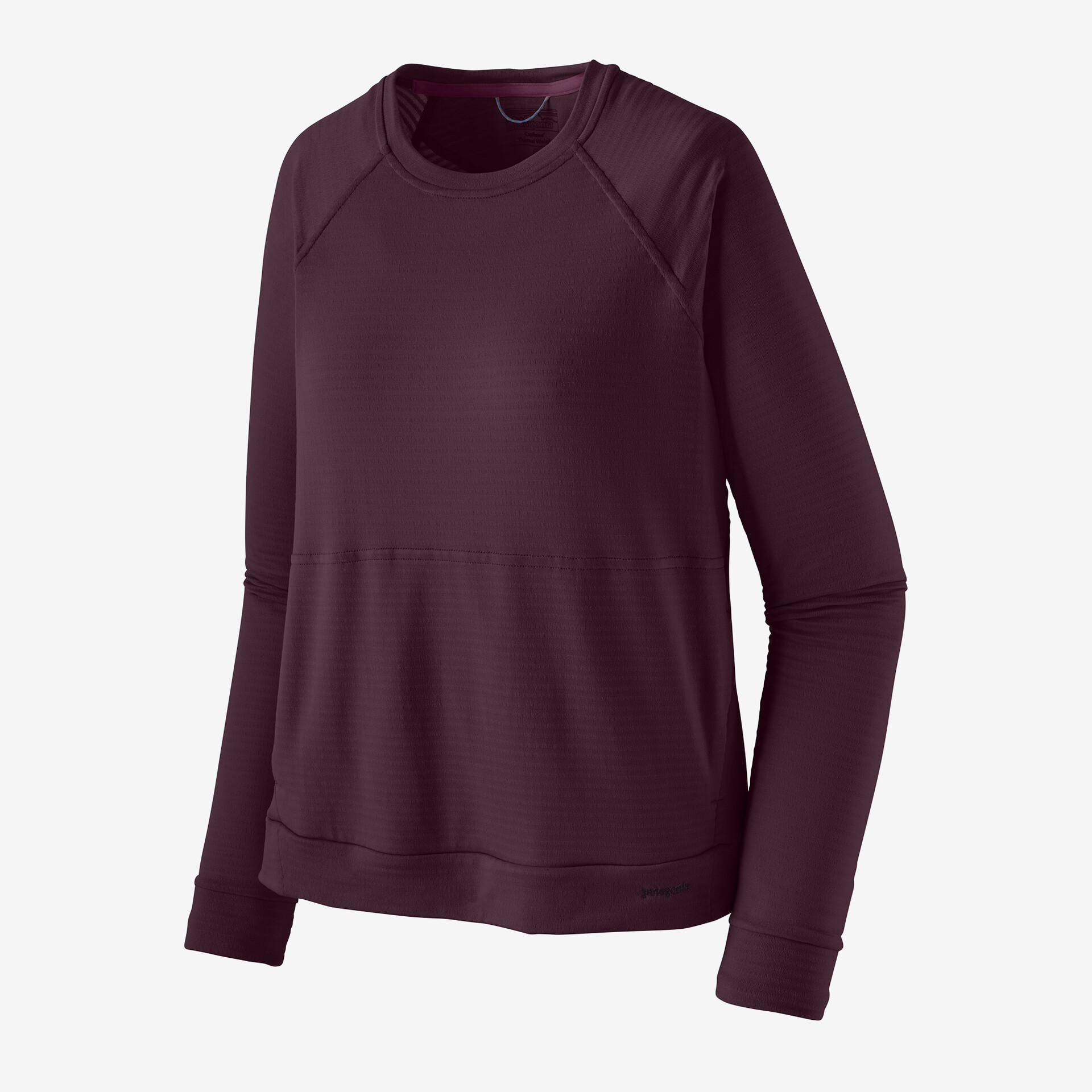 

Женский термокомбинезон Capilene с длинными рукавами Patagonia, цвет Night Plum - Obsidian Plum X-Dye