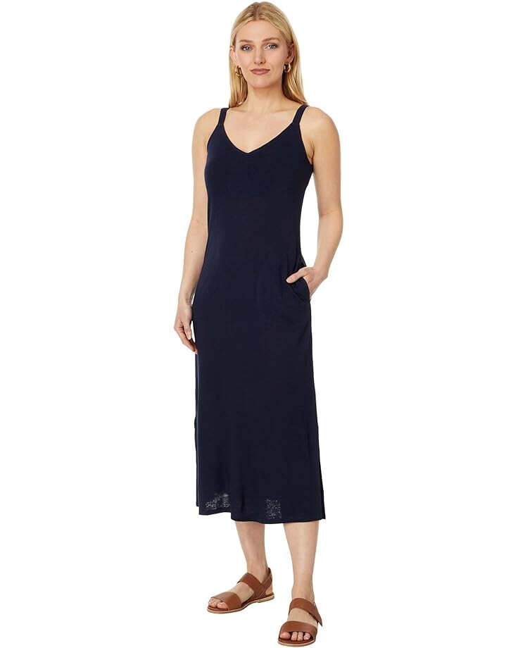 

Платье NIC+ZOE V-Neck Tank Dress, цвет Dark Indigo