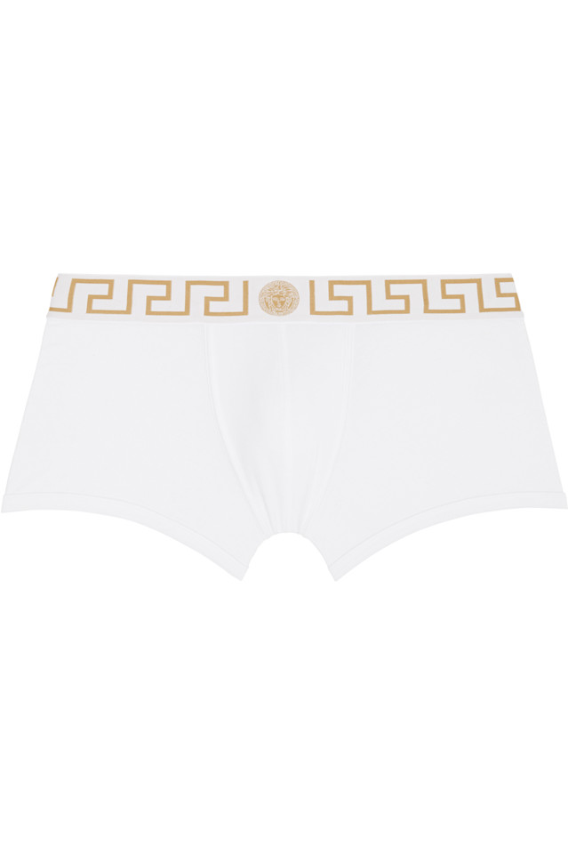 

Грека бордер боксеры Versace Underwear, белый