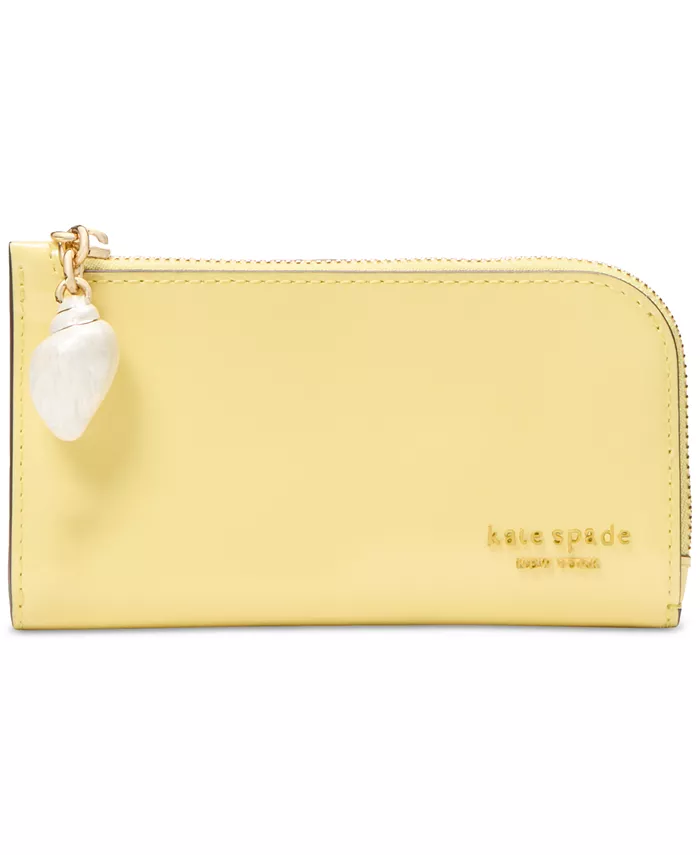 

Кошелек Devin из лакированной кожи, маленький, на две секции kate spade new york, желтый