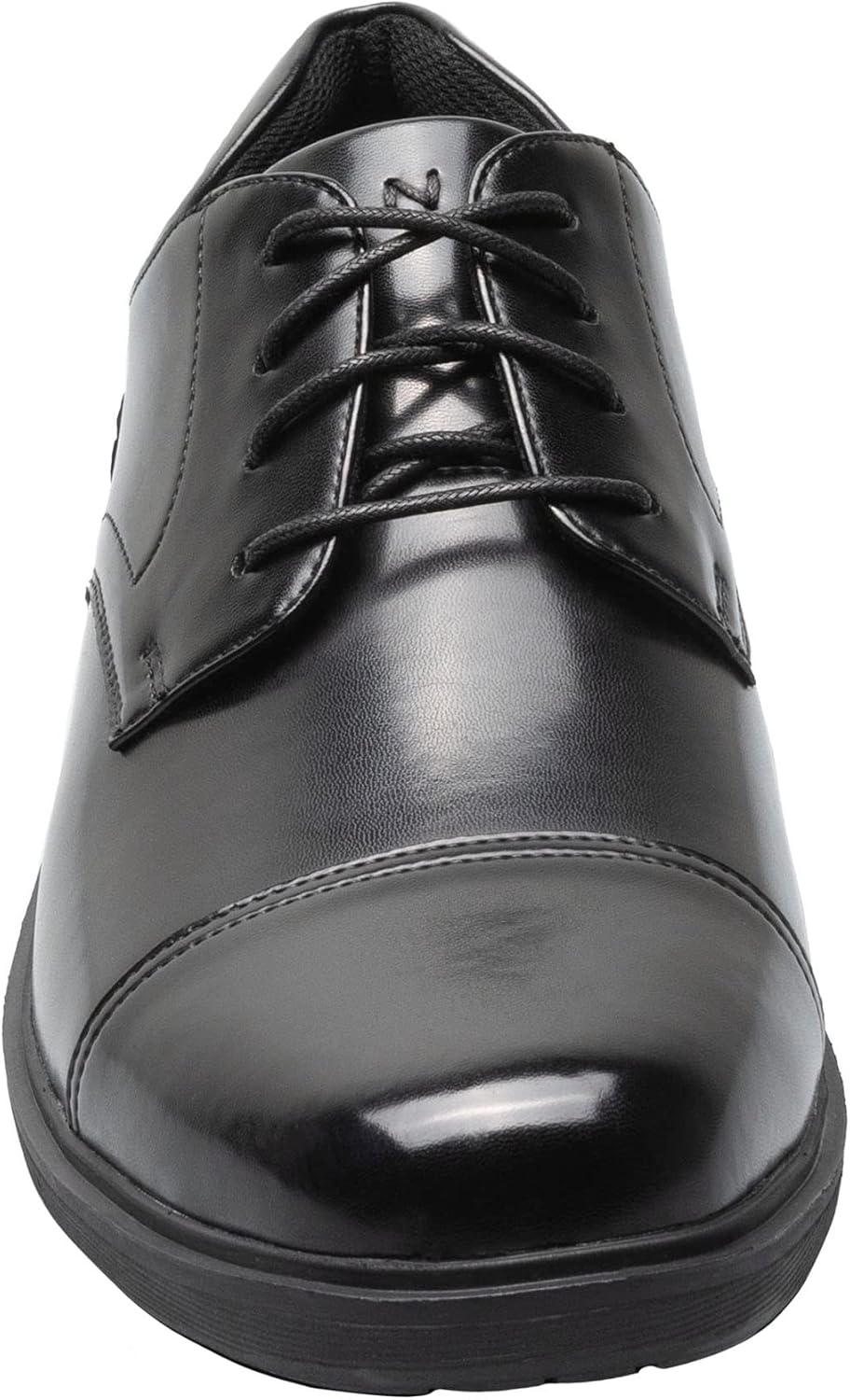 Мужские оксфорды Nunn Bush Pro Cap Toe с технологией комфортной подошвы Kore Slip Resistant, черный — фото 3