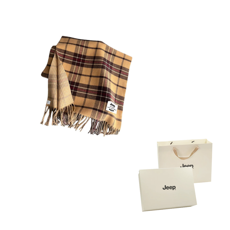 

Шарф Unisex из 100% полиэстера Jeep, camel