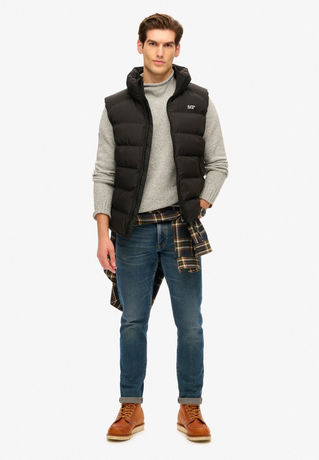 

Жилет PUFFER GILET Superdry, черный
