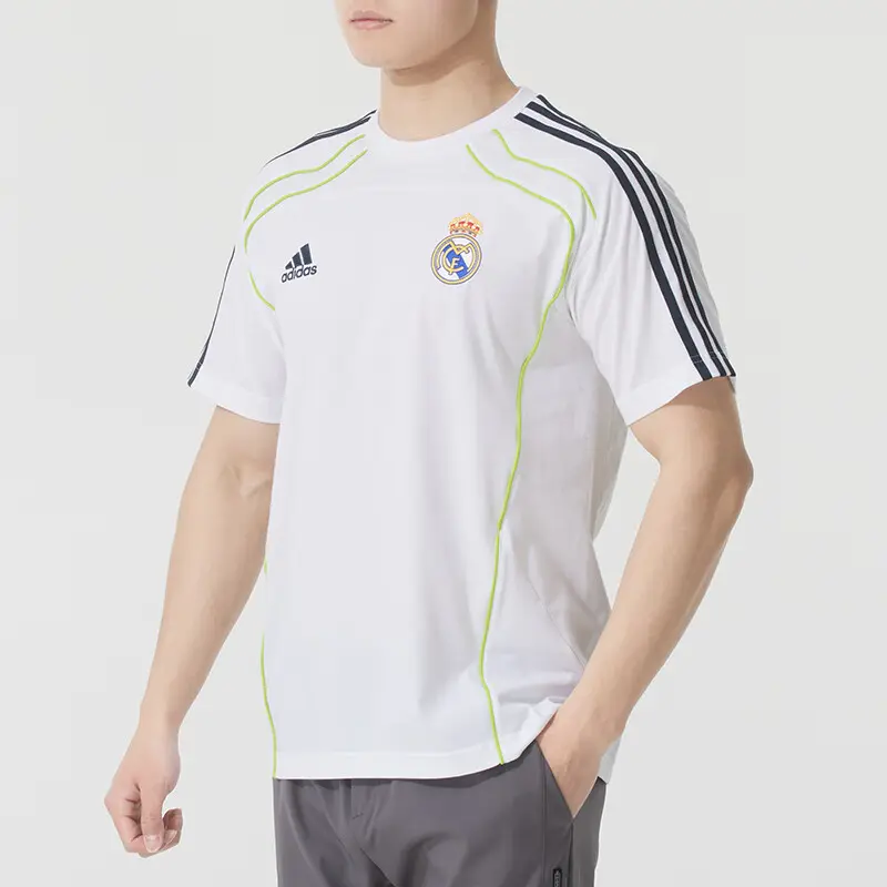 Adidas Футболка Real Madrid мужская белая — фото 4