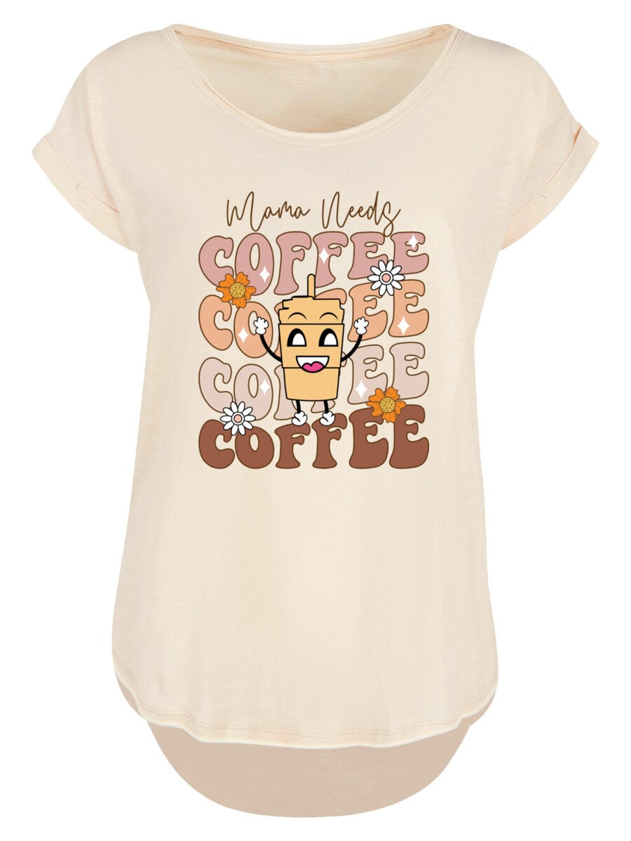 

Рубашка F4NT4STIC Mothers Day Coffee Lover Mom Caffeine Addiction Coffee Cup, песочный