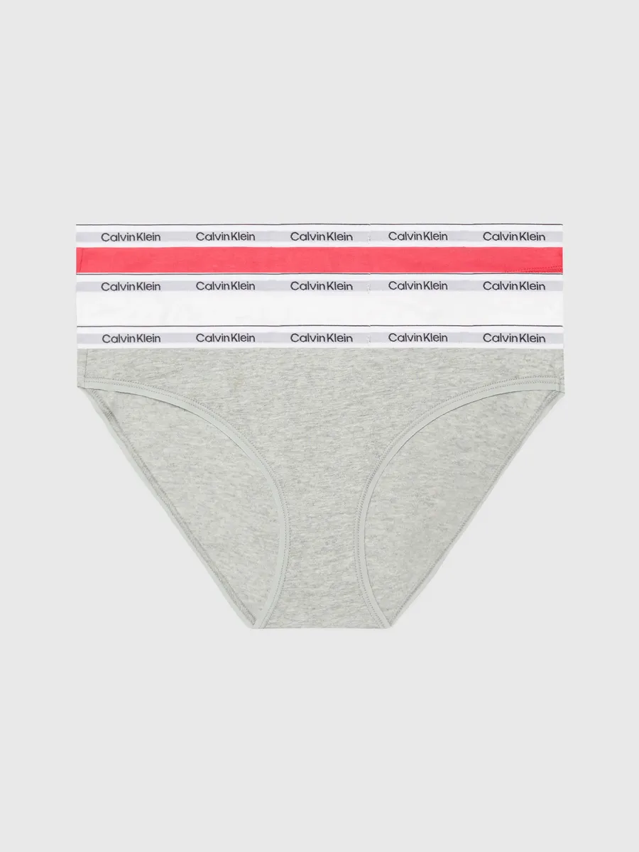 

Трусики бикини Calvin Klein Underwear "3 PACK BIKINI (LOW-RISE)" (3 шт. в упаковке, 3 шт. в упаковке), с поясом с логотипом, белый