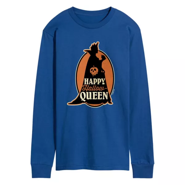 

Мужская футболка Happy Hallowqueen с длинным рукавом Disney, синий