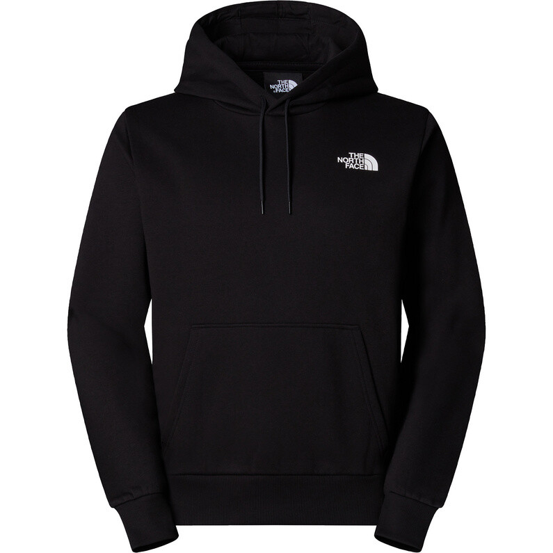 

Мужская простая толстовка с куполом The North Face, черный