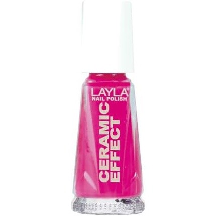 Smalto Layla Лак для ногтей с керамическим эффектом Flirty Fuchsia N.9, Layla Cosmetics