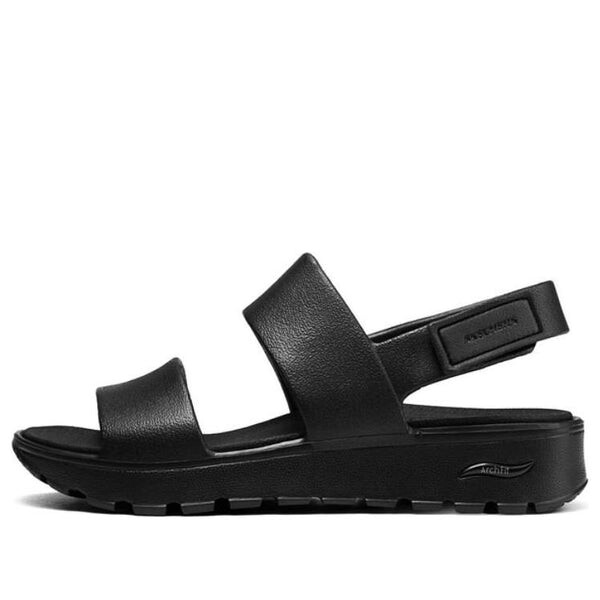 Сандалии arch fit footsteps foamies 'black' Skechers, черный
