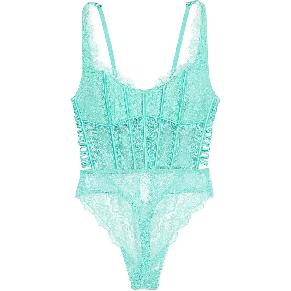 Боди-корсет Very Sexy Dream Angels Wicked Corset Teddy Victoria's Secret синий