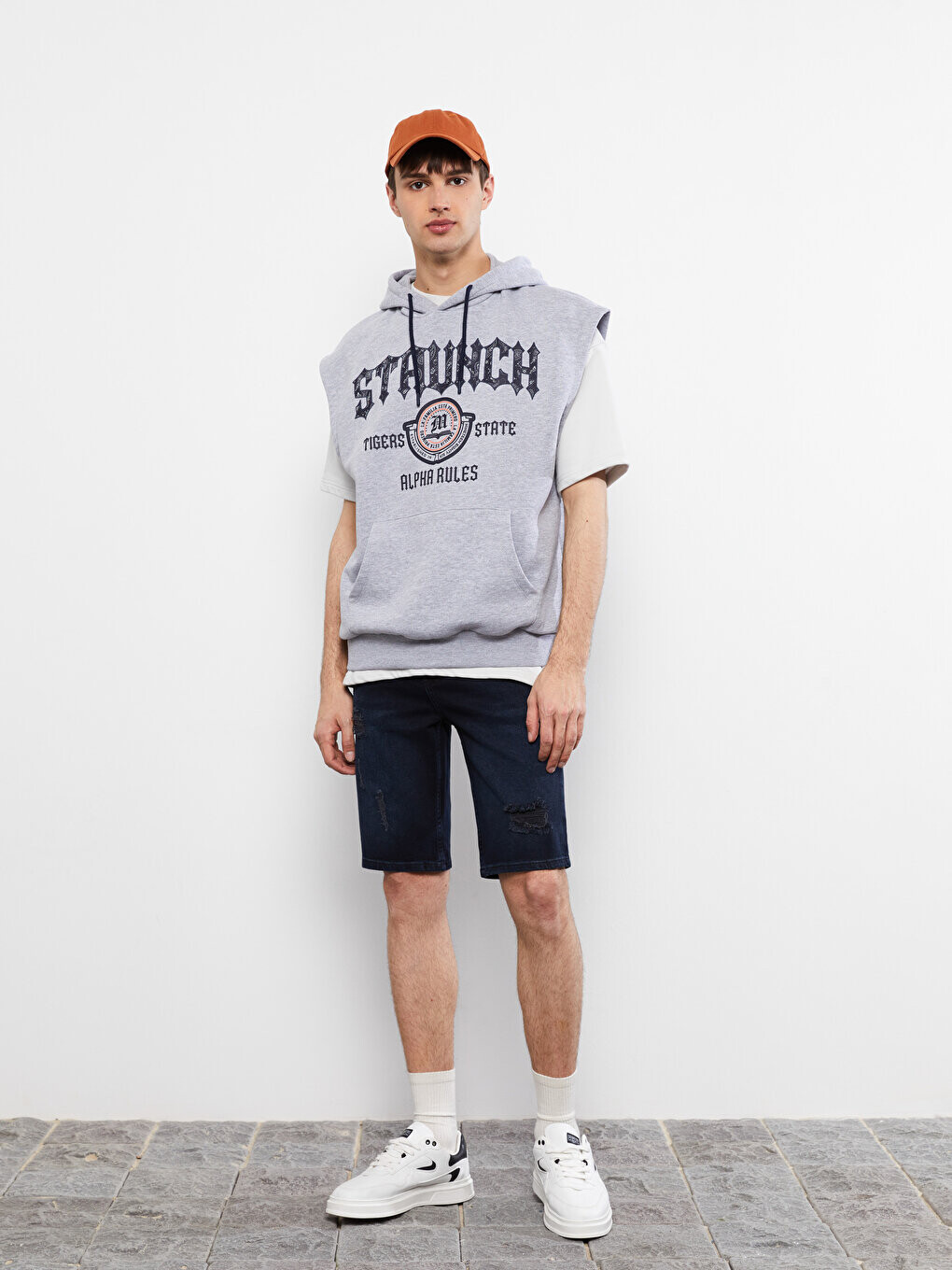

Мужские джинсовые шорты Skinny Fit LCW Jeans, темное родео