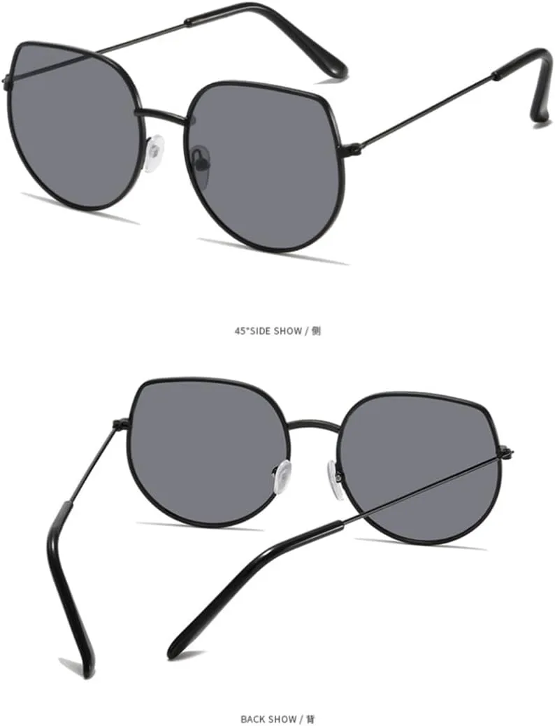 

Солнцезащитные очки «кошачий глаз» для мужчин, винтажные металлические солнцезащитные очки для женщин, солнцезащитные очки-маски для женщин и мужчин SZVVBKK, 7